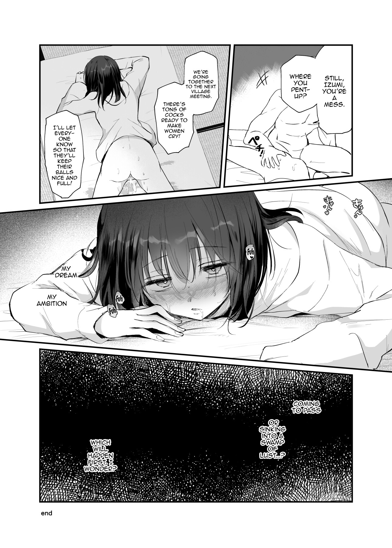 Hentai Manga Comic-Use Your Huge Tits To Rise Up! ~ The Netorare Daily Life In a Farming Village Of A Poor Wife vs A Perverted Father In Law ~-Read-28